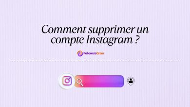 Comment supprimer un compte Instagram